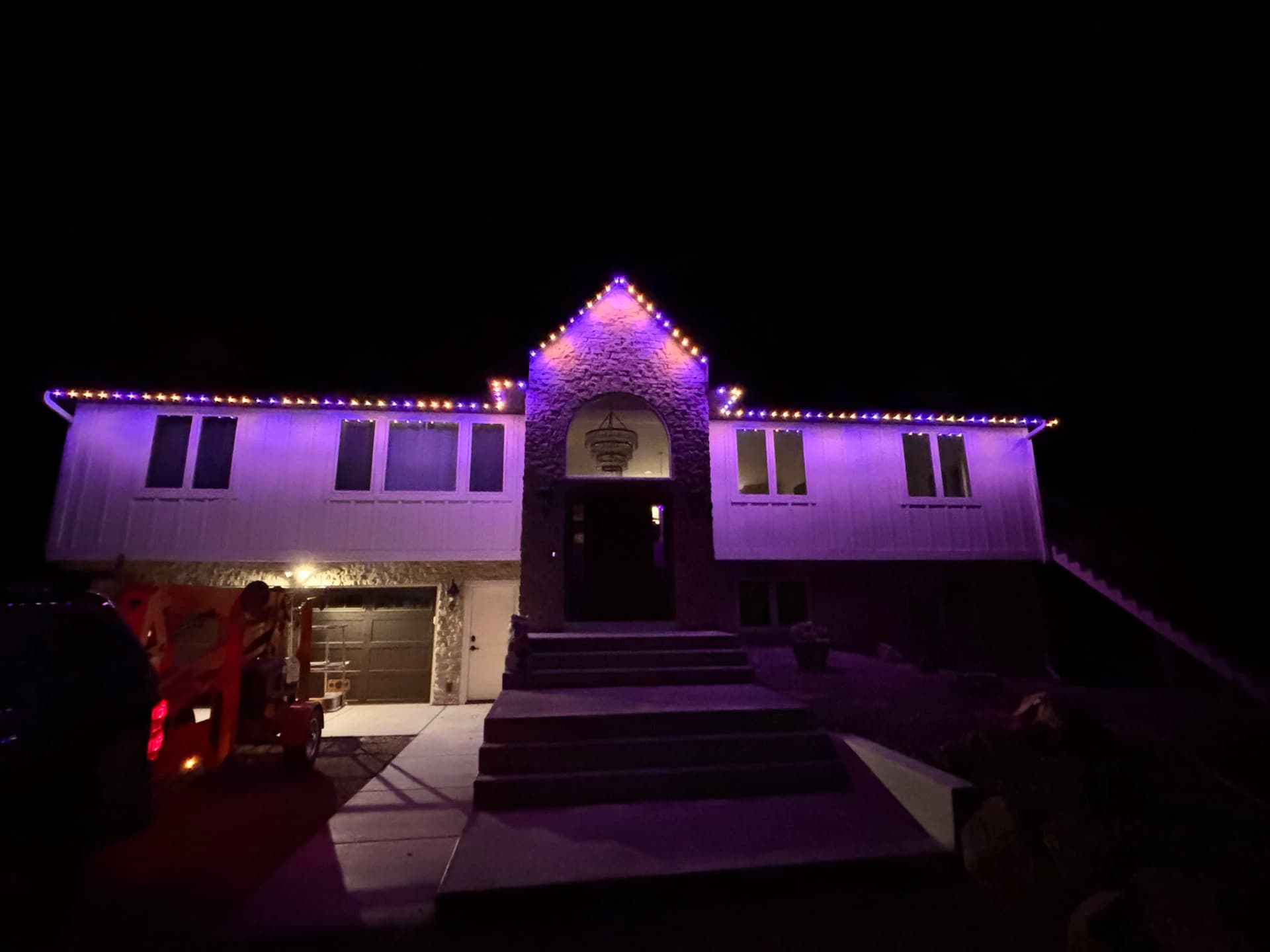 Gallery photos for Full Home and Deck Permanent LED Lighting Install: Image #2