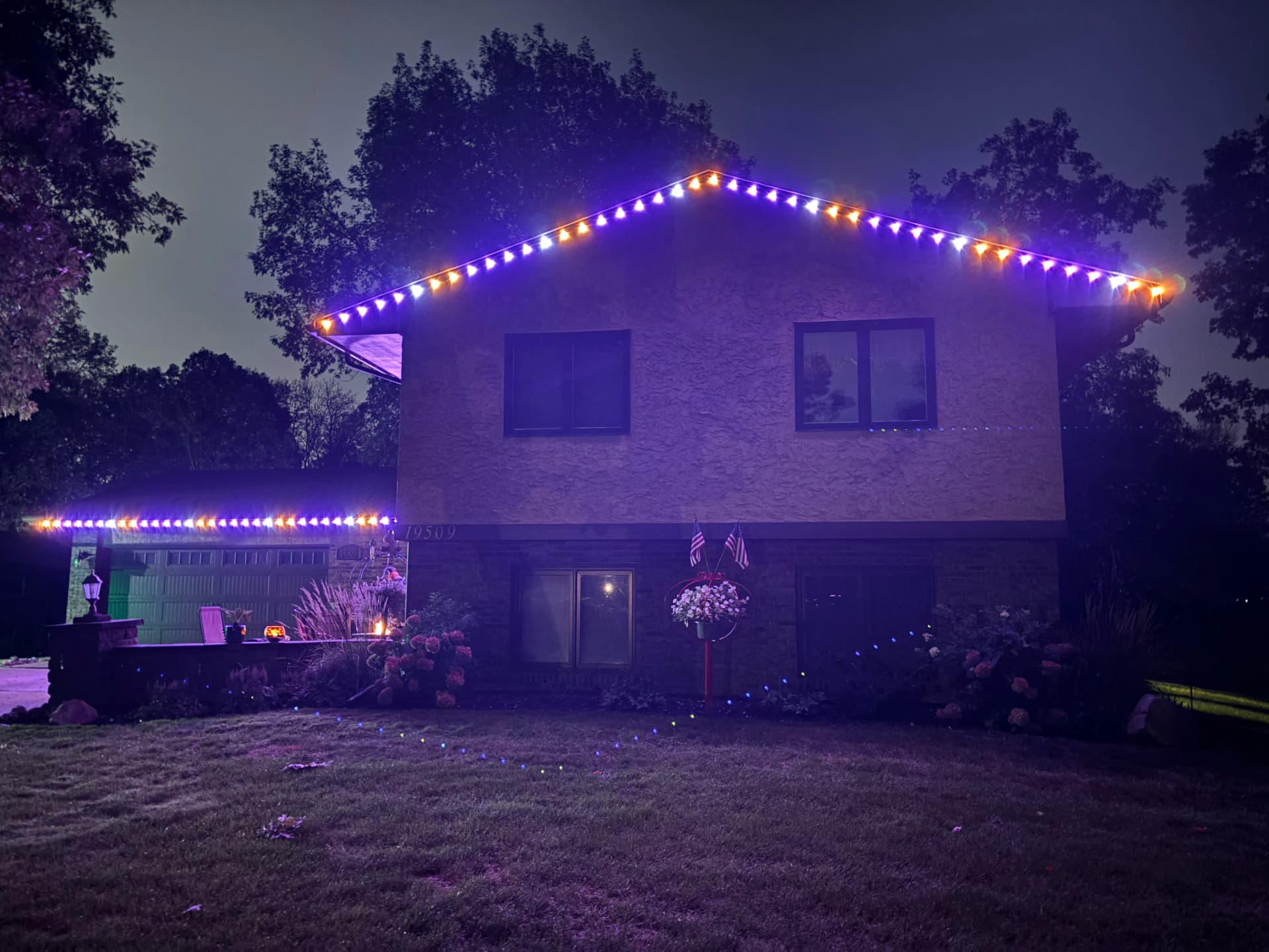 Permanent LED Lights That Hide During the Day and Shine at Night image